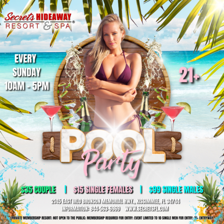  Pool Party 10am-5pm - i.Candy Lifestyle®