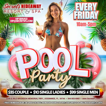 Pool Party 10am-5pm - i.Candy Lifestyle Takeover